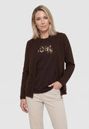 Long Sleeves Cardigan - Coffee Bean