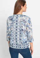 Coast Vibes Long Sleeve T-Shirt - Light Blue