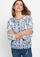 Coast Vibes Long Sleeve T-Shirt - Light Blue