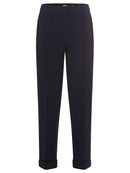 Coast Vibes Cropped Trousers - Ink Blue