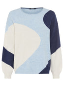 Coast Vibes Jumper - Light Blue Melange