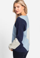 Coast Vibes Jumper - Light Blue Melange