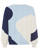 Coast Vibes Jumper - Light Blue Melange