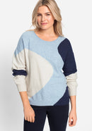 Coast Vibes Jumper - Light Blue Melange