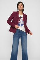 Olsen Long Sleeves T-Shirt - White Silk