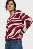 Long Sleeves Pullover - Ruby Red