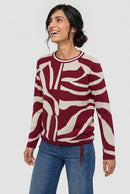 Long Sleeves Pullover - Ruby Red