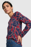 Long Sleeves T-Shirt - Ruby Red