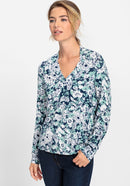 Cool Vision V Neck Print T-Shirt - Ink Blue