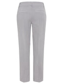 Cool Vision Crop Trousers - Pearl Grey
