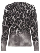 V Neck Jumper - Dark Slate Melange