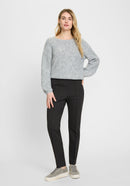 Casual Trousers - Dark Slate Melange