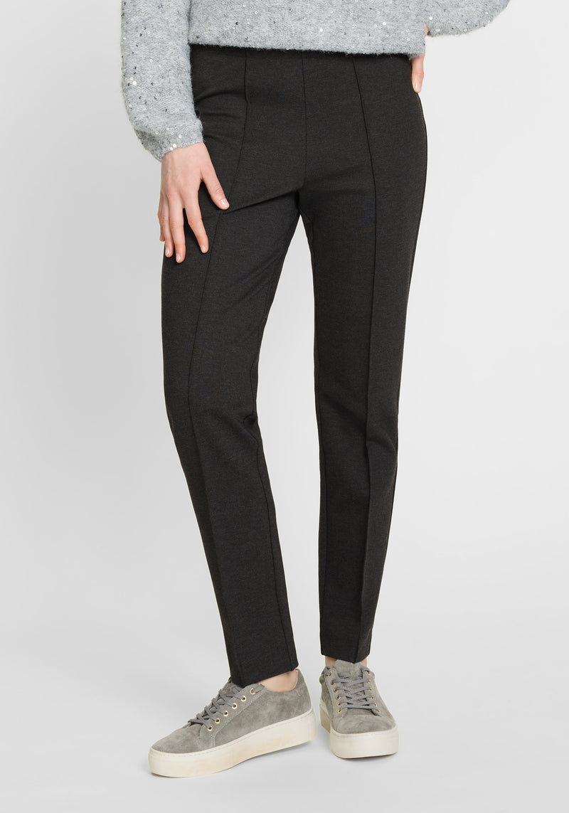 Casual Trousers - Dark Slate Melange