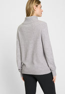 Round Neck Jumper - Misty Grey Melange