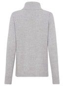 Round Neck Jumper - Misty Grey Melange