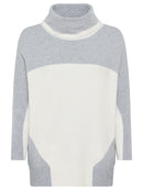 Round Neck Jumper - Misty Grey Melange