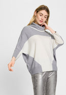 Round Neck Jumper - Misty Grey Melange