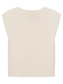 Sleeveless Cardigan - Canvas Beige