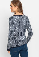 Long Sleeve Jumper - Ink Blue