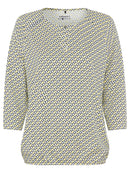 Long Sleeve Print T-Shirt - Sun Yellow