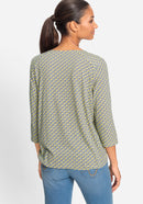 Long Sleeve Print T-Shirt - Sun Yellow