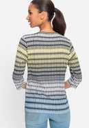 Long Sleeve Striped T-Shirt - Ink Blue