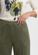 Casual Long Trousers - Olive Green