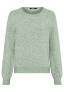Long Sleeve Pullover - Moss Green Melange