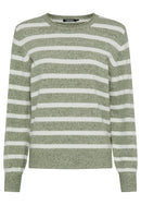 Long Sleeve Pullover - Moss Green Melange