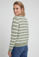 Long Sleeve Pullover - Moss Green Melange