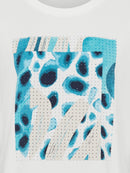 Placement Print T-Shirt - Off White