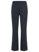 OlsenCropped Business Trousers - Ink Blue