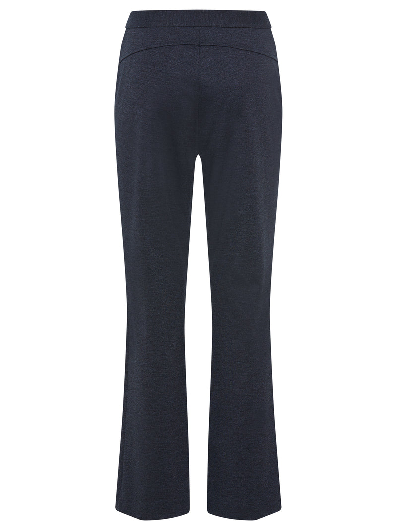 OlsenCropped Business Trousers - Ink Blue