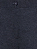 OlsenCropped Business Trousers - Ink Blue