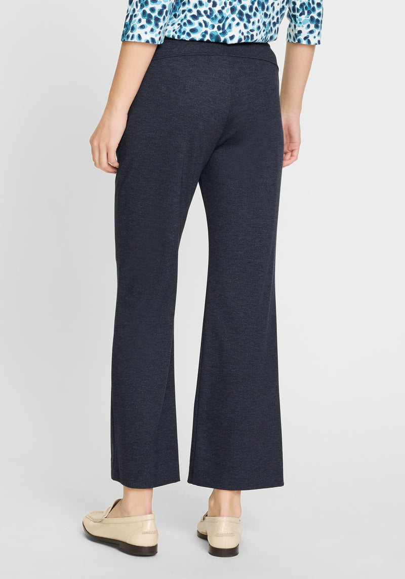 OlsenCropped Business Trousers - Ink Blue