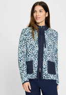 Contrast Pocket Cardigan - Light Teal