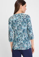 All Over Print T-Shirt - Light Teal