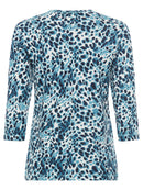 All Over Print T-Shirt - Light Teal