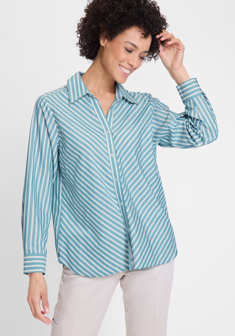 Plain Blouse - Light Teal