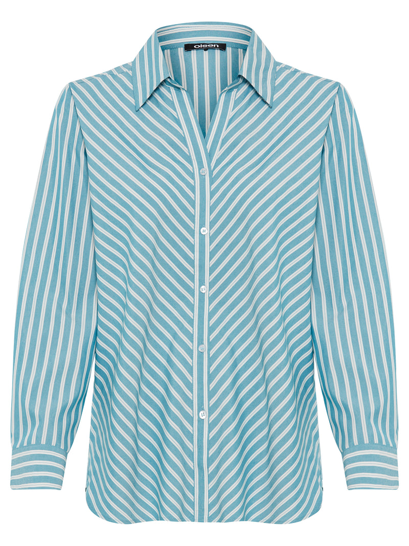 Plain Blouse - Light Teal