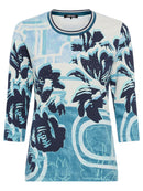 All Over Print T-Shirt - Midnight Teal