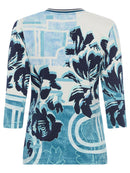 All Over Print T-Shirt - Midnight Teal