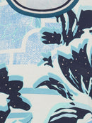 All Over Print T-Shirt - Midnight Teal