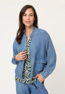 Neo Safari Cardigan - Blue Denim