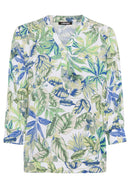 Neo Safari Print Long Sleeve T-Shirt - Jade