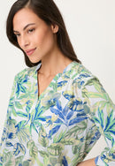 Neo Safari Print Long Sleeve T-Shirt - Jade