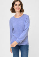 New Passion Round Neck Jumper - Cobalt Melange