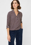 New Passion Print Blouse - Sweet Orchid