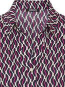 New Passion Print Blouse - Sweet Orchid