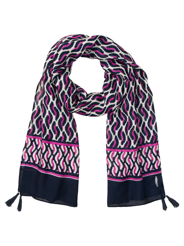 New Passion Print Scarf - Sweet Orchid